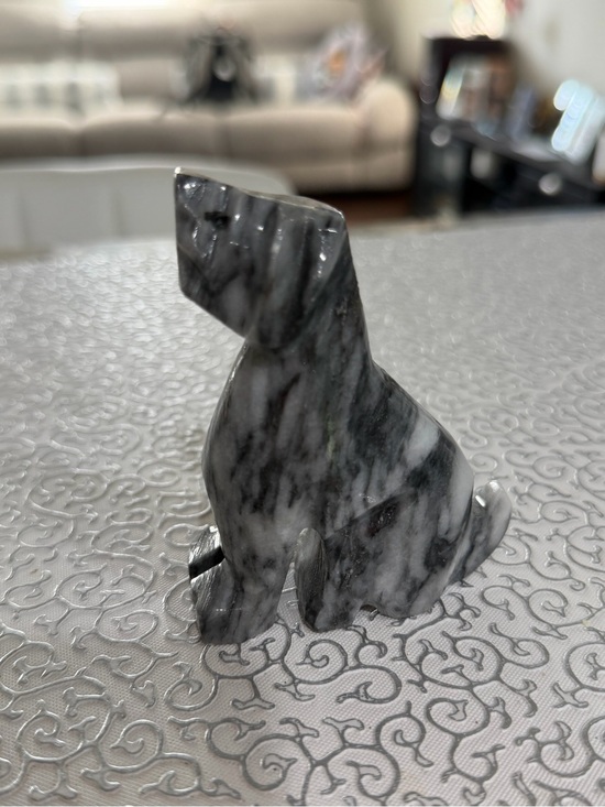 Other - Hand Carved Marble Miniature Dog Figurine